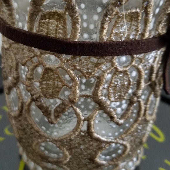 Candle Holder Handmade Embellished with Victorian - Picture 6 of 6